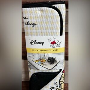 Cute 🥰 Disney Winnie the Pooh 2 Pack Dish Drying Mats 16” x 18in (40.64cm x 45.…